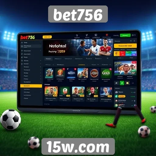 Interface e experiência do usuário na bet756